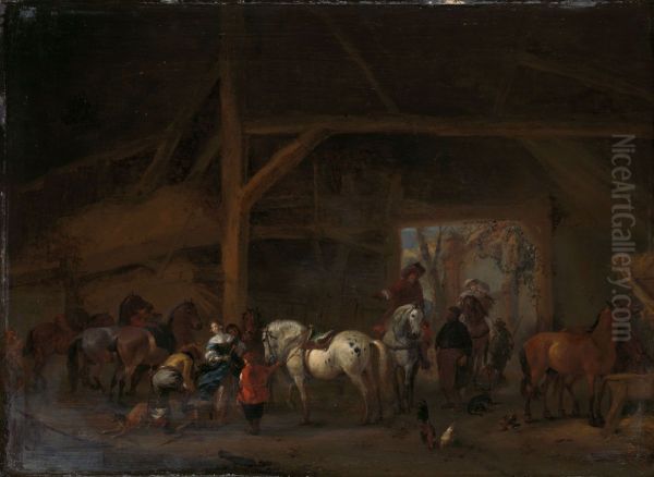 Een paardenstal - view 1