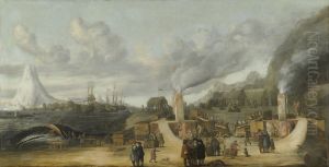 The Whale-oil Refinery near the Village of Smerenburg The Whale-oil Refinery near the Village of Smerenburg