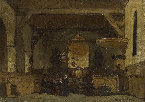 Interior of the Church in Maasland - view 1