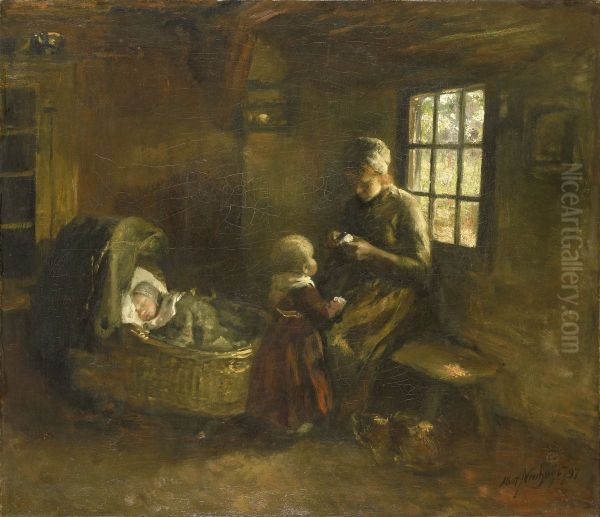 'Bij de wieg' - view 1