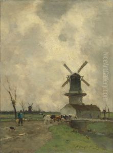 The Mill by Johan Hendrik Weissenbruch