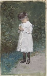Elisabeth Mauve (geb 1875), dochtertje van de kunstenaar by Anton Mauve