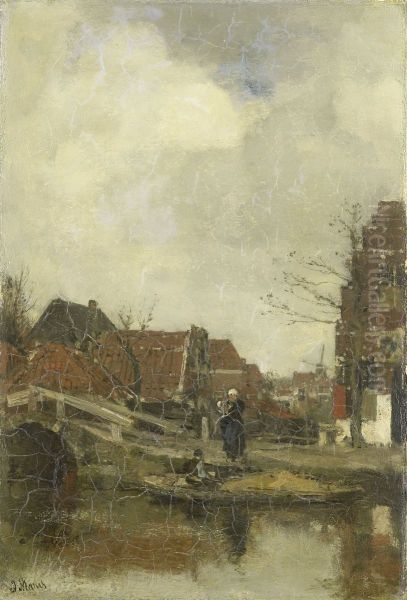 Oud buurtje aan het water - view 1