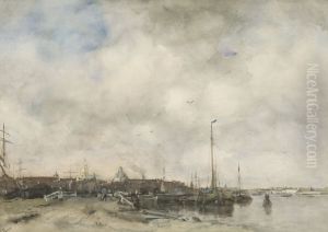 Gezicht op een stad Gezicht op een stad