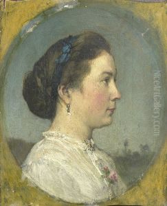 Catharina Hendrika Horn (1841-1905). Echtgenote van de schilder by Jacob Maris