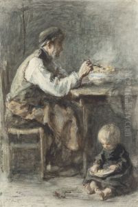 The Shoemaker by Jozef Israels