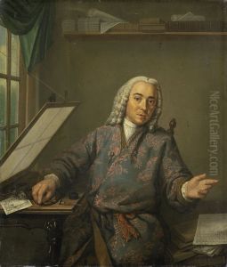 Portrait of the Engraver Jan Casper Philips by Tibout Regters