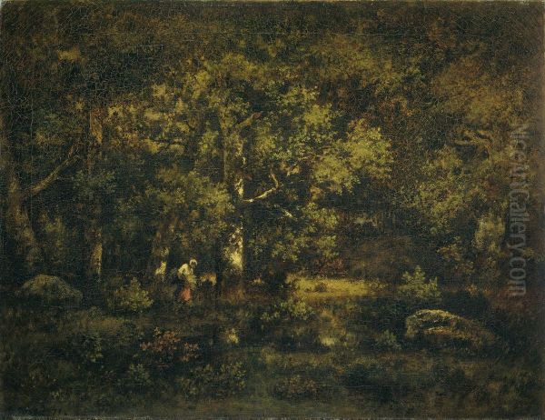 Het bos van Fontainebleau - view 1