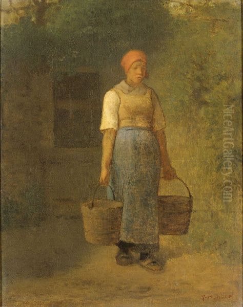 Girl carrying Water - view 1