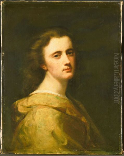 Portrait of Therese Schwartze, the Artist's Daughter, at 16 years of age - view 1