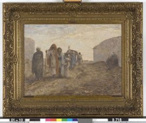 A Desert Funeral by Marius Bauer