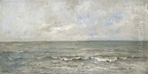 Seascape by Charles-Francois Daubigny