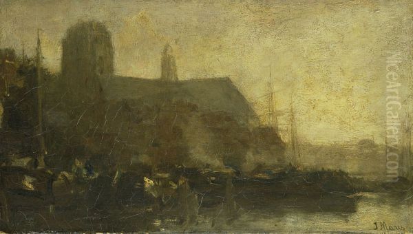 Ships in the Port of Dordrecht - view 1