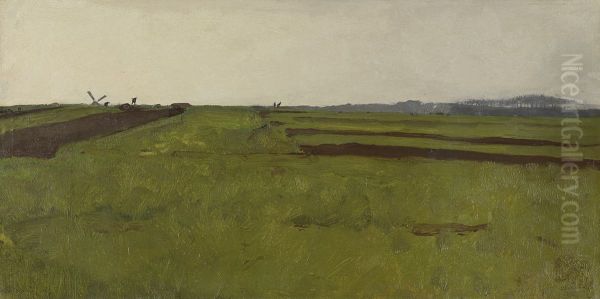 Landschap met akkervelden - view 1