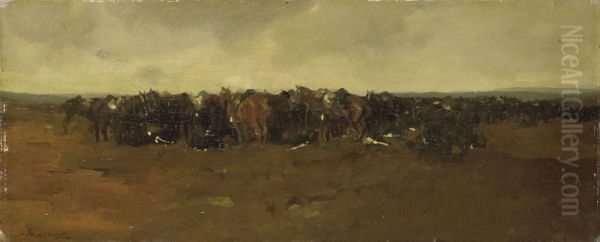 Rustende cavalerie. - view 1