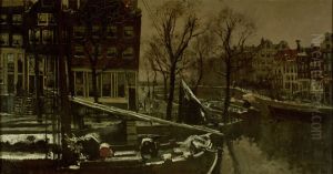 Winter in Amsterdam by George Hendrik Breitner