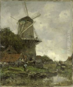 De molen by Jacob Maris