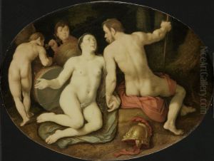 Venus en Mars by Cornelis van Haarlem