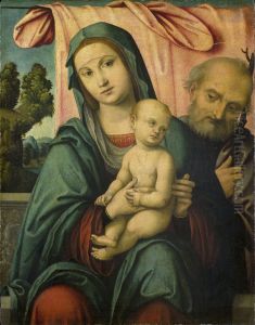 The Holy Family by Lorenzo Costa
