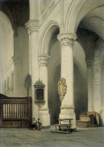 Church Interior by Johannes Bosboom