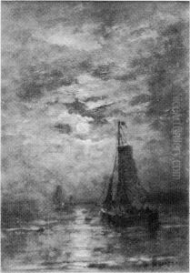 Maneschijn op zee Maneschijn op zee