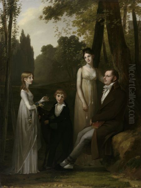 Portret van Rutger Jan Schimmelpenninck en zijn gezin - view 1