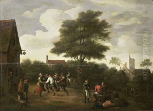 Peasants dancing