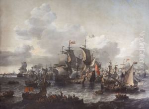 The Battle of the Zuider Zee, 1573 by Jan Theunisz Blanckerhoff
