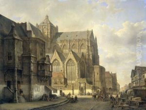 Stadsgezicht by Kaspar Karsen