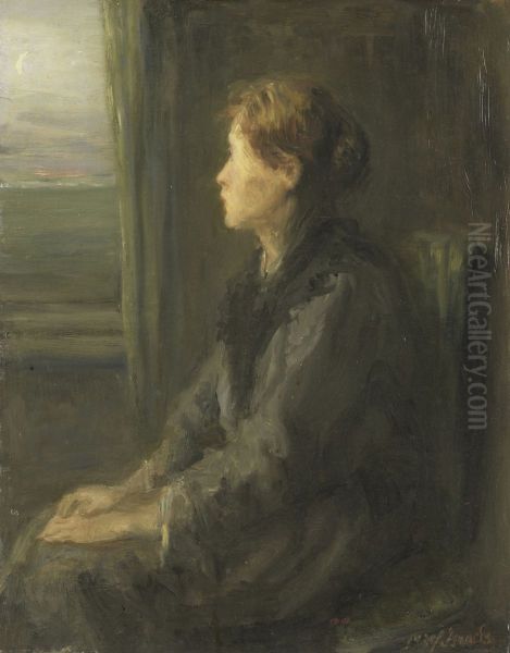 Vrouw aan een raam - view 1