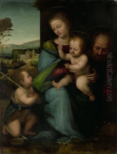 The Holy Family with the Infant John the Baptist - view 1