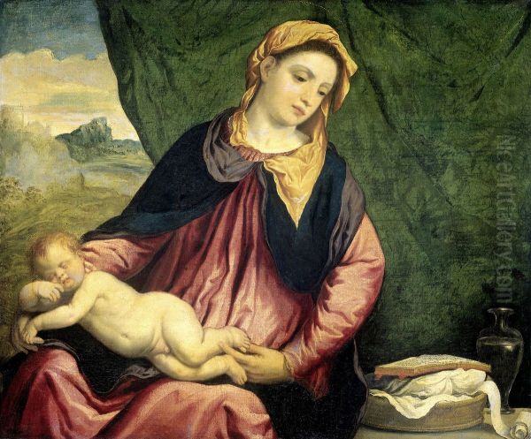 Madonna with Sleeping Child - view 1