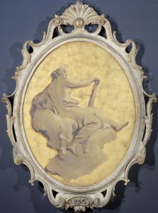 Allegorische vrouwenfiguur met een knots (wellicht Kracht) by Giovanni Battista Tiepolo