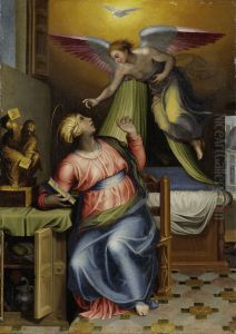 Annunciation by Marcello Venusti