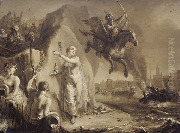Perseus en Andromeda. Allegorie op de bevrijding van de Nederlanden door prins Frederik Hendrik - view 1