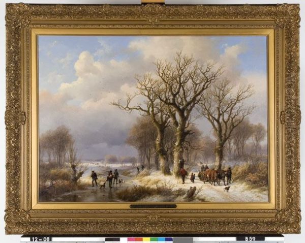 Winters bosgezicht - view 1
