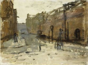The Baan in Rotterdam by George Hendrik Breitner