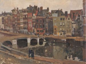 The Rokin in Amsterdam by George Hendrik Breitner
