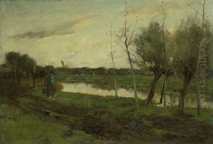 Landschap met een vaart Landschap met een vaart