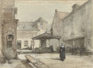 City Square by Johannes Bosboom