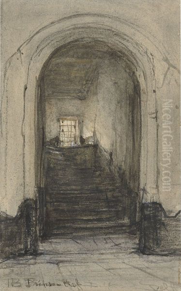 De trap in het Prinsenhof te Delft, waar prins Willem I werd vermoord in 1584 - view 1
