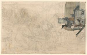 Het pandjeshuis by Matthijs Maris