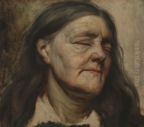 Studie van een oude vrouw - view 1