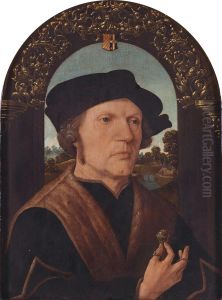 Portrait of Jan Gerritsz van Egmond van de Nijenburg by Jacob Cornelisz Van Oostsanen