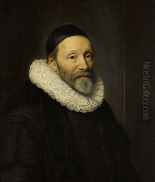 Portret van Johannes Wtenbogaert (1557-1644) - view 1