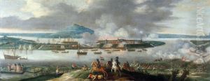 The siege of Schenckenschans by Prince Frederik Hendrik, April 1636