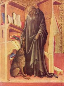 Saint Jerome in His Study. by Lorenzo Monaco