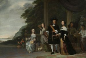 Pieter Cnoll, Cornelia van Nijenrode and their Daughters Pieter Cnoll, Cornelia van Nijenrode and their Daughters
