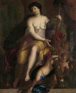 Allegorie op de vrijheid by Mattheus Terwesten