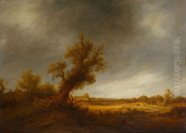 Landscape with an old oak.[1] - view 1